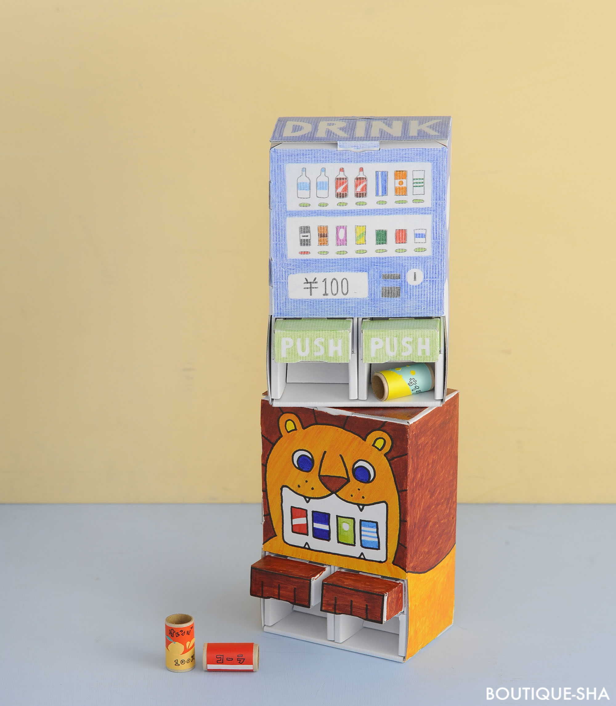 ダンボール自販機工作キット