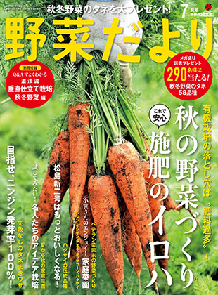 野菜だより21年7月号 本の情報 ブティック社 野菜だより21年7月号 本の情報 ブティック社