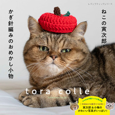 ねこの寅次郎とかぎ針編みのおめかし小物